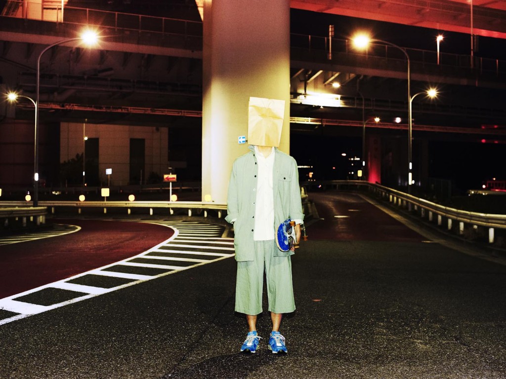 L/S Long Length Shirt × Chambray Culotte Pants