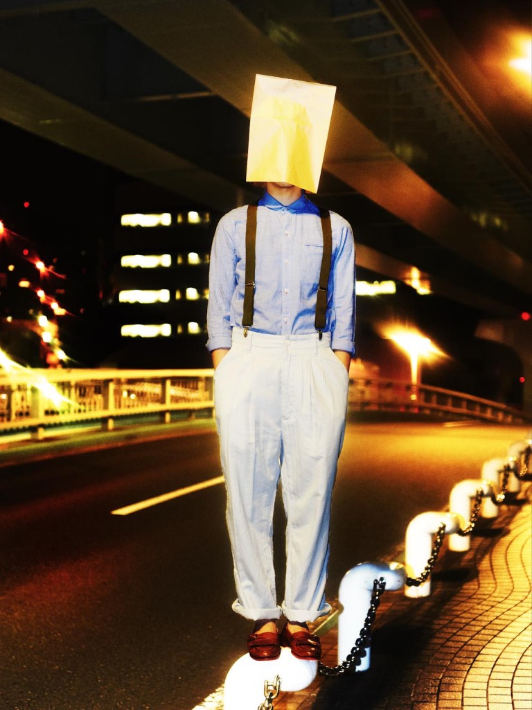 L/S Chambray Shirt × Denim 2tuck Pants