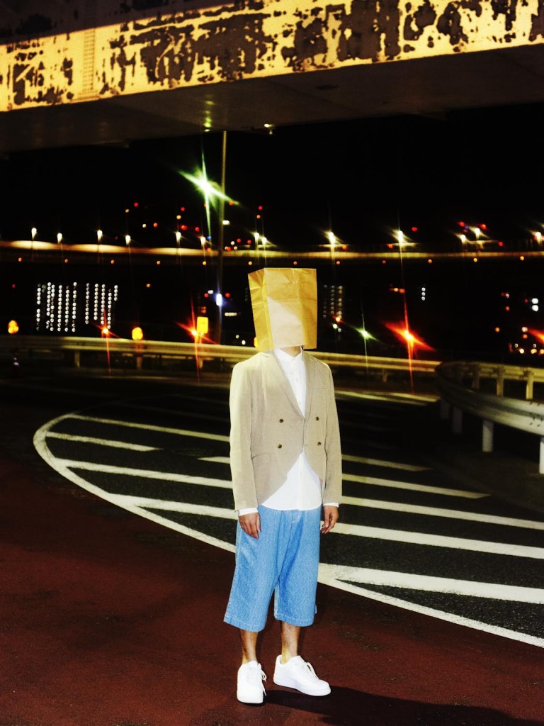 Tencel Jacket × Chambray Culotte Pants