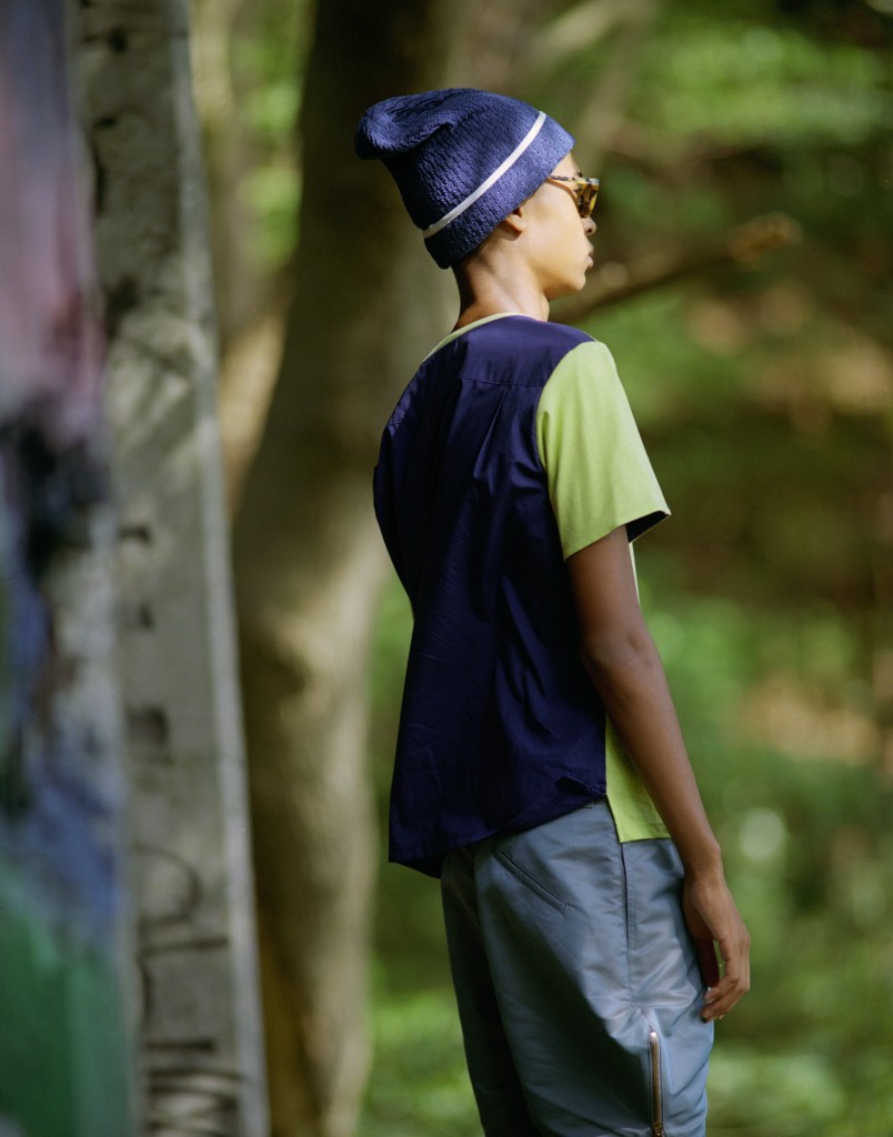 S/S 2-tone T-Shirt × 2way Shorts